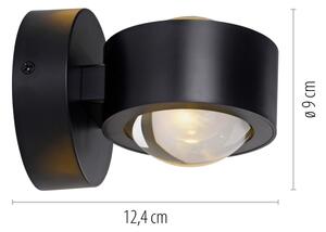 Schöner Wohnen 19331-18 - LED Nástěnné svítidlo CHIA 2xLED/2W/230V černá