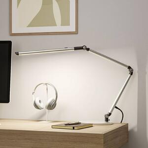 Paulmann LED stolní lampa FlexBar, stříbrná, 36 cm,, stmívatelný, Chrom / stříbro, Pracovna / kancelář, Hliník, Moderní