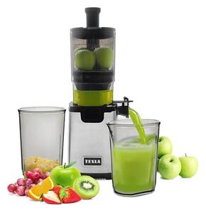 TESLA Electronics SlowJuicer Deluxe - Šnekový odšťavňovač 250W/230V nerez