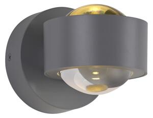 Schöner Wohnen 19331-21 - LED Nástěnné svítidlo CHIA 2xLED/2W/230V antracit