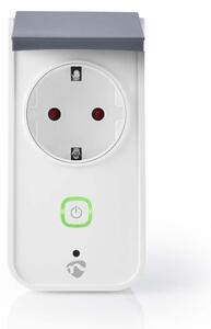 Nedis WIFIPO120FWT - Chytrá venkovní zásuvka 3680W/230V/Typ F/16A Wi-Fi IP44