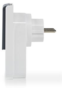 Nedis WIFIPO120FWT - Chytrá venkovní zásuvka 3680W/230V/Typ F/16A Wi-Fi IP44