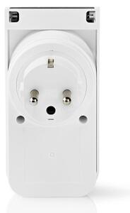 Nedis WIFIPO120FWT - Chytrá venkovní zásuvka 3680W/230V/Typ F/16A Wi-Fi IP44