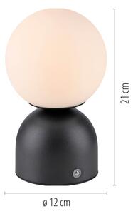 Schöner Wohnen 19218-18 - LED Stm. stolní lampa RUDI LED/1,2W/5V černá