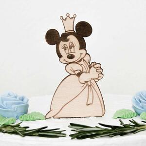 DUBLEZ | Dřevěná figurka na dort - Minnie Mouse