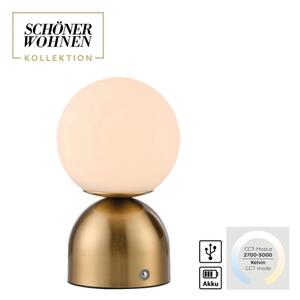 Schöner Wohnen 19218-12 - LED Stm. stolní lampa RUDI LED/1,2W/5V zlatá