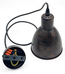Brilagi - LED Lustr na lanku RIDDY 1xE27/60W/230V měděná/patina