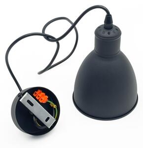 Brilagi - LED Lustr na lanku RIDDY 1xE27/60W/230V černá