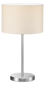 Trio Leuchten 511100101 HOTEL - Moderní stolní lampa v bílé barvě 1 x E27, 55cm (Moderní stolní lampa s bílým textilním stínidlem)