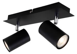 Briloner 2857-025 - Bodové svítidlo SPOT 2xGU10/40W/230V černá