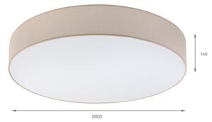 Brilagi - LED Stropní svítidlo SIRIJA 6xE27/60W/230V pr. 80 cm béžová