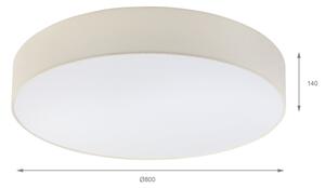 Brilagi - LED Stropní svítidlo SIRIJA 6xE27/60W/230V pr. 80 cm krémová