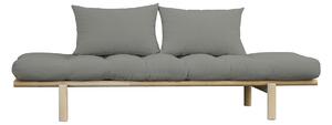 KARUP DESIGN Pohovka Pace Daybed Clear lacquered/Grey 77 × 200 × 75 cm