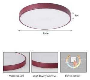 Brilagi - LED Stropní svítidlo POOL LED/60W/230V 3000/4000/6000K 50 cm burgundy