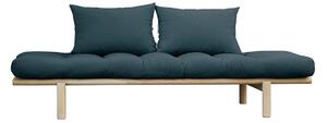 KARUP DESIGN Pohovka Pace Daybed Clear lacquered/Petrol Blue 77 × 200 × 75 cm