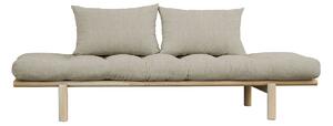 KARUP DESIGN Pohovka Pace Daybed Clear lacquered/Linen 77 × 200 × 75 cm