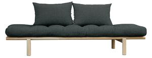 KARUP DESIGN Pohovka Pace Daybed Clear lacquered/Slate Grey 77 × 200 × 75 cm
