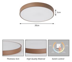 Brilagi - LED Stropní svítidlo POOL LED/36W/230V 3000/4000/6000K 30 cm hnědá