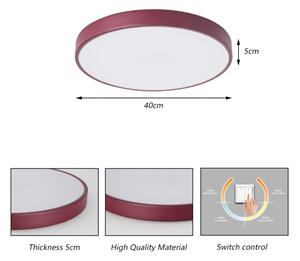 Brilagi-LED Stropní svítidlo POOL LED/48W/230V 3000/4000/6000K 40 cm burgundy
