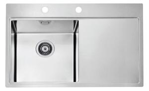 ALVEUS 1103610 - Kuchyňský dřez PURE 79x52,5 cm satin, levý