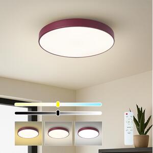 Brilagi-LED Stm stropní svítidlo POOL LED/48W/230V 3000-6000K 40 cm burgundy+DO