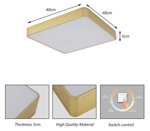 Brilagi - LED Stropní svítidlo POOL LED/36W/230V 3000/4000/6000K 40x40 cm zlatá