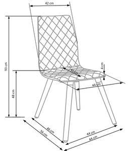 Jídelní židle Robbins, šedá / buk