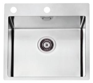ALVEUS 1103609 - Kuchyňský dřez PURE 52,5x51,5 cm satin