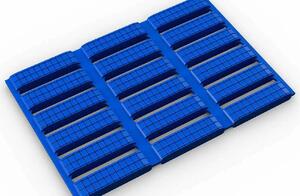 Univerzální PVC rohož Laguna 0,91 x 10 m - Modrá