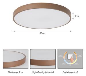 Brilagi - LED Stropní svítidlo POOL LED/60W/230V 3000/4000/6000K 60 cm hnědá