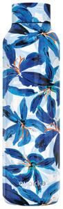 Nerezová termoláhev Solid, 630ml, Quokka, blue hibiscus