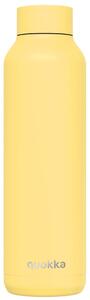 Nerezová termoláhev Solid Powder, 630ml, Quokka, světle žlutá