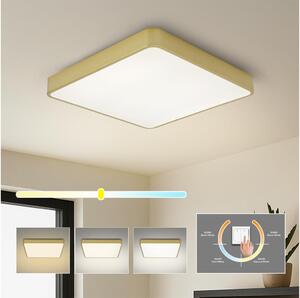 Brilagi - LED Stropní svítidlo POOL LED/48W/230V 3000/4000/6000K 50x50 cm zlatá