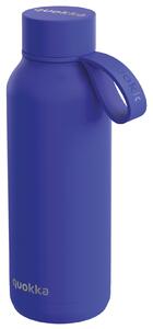 Nerezová termoláhev s poutkem Solid, 510ml, Quokka, modrá