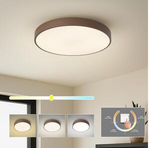 Brilagi - LED Stropní svítidlo POOL LED/48W/230V 3000/4000/6000K 40 cm hnědá