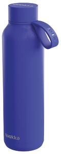Nerezová termoláhev s poutkem Solid, 630ml, Quokka, modrá
