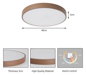 Brilagi - LED Stropní svítidlo POOL LED/48W/230V 3000/4000/6000K 40 cm hnědá