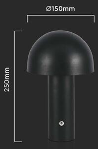 LED Solution Černá LED stolní nabíjecí lampa 250mm 3W 7898