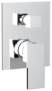 Sapho Sapho, CUBEMIX podomítková sprchová baterie, 2 výstupy, chrom, CM042