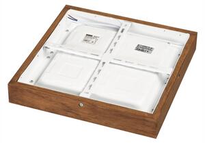 Brilagi-LED Stmívatelné svítidlo WOODY FRAME LED/24W/230V dub 30x30 cm IP44 + DO