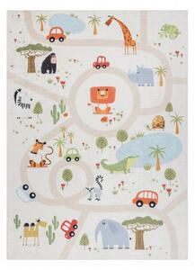 Dětský koberec Zoo protiskluzový Rozměr: 150x80 cm