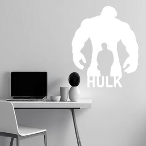 Živá Zeď Samolepka Hulk silueta Barva: černá