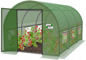Garden Line Fóliovník se 3 segmenty TOMMEN 400x250x200 cm zelený