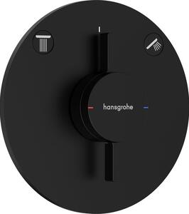 Hansgrohe DuoTurn S Podomítková baterie dvoucestná, matná černá 75418670