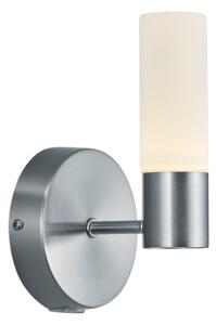 Trio Leuchten 283370107 DYLAN - Koupelnové LED nástěnné svítidlo s vypínačem, matný nikl 4,3W, 3000K, IP44 (Nástěnné svítidlo do koupelny k zrcadlu s vypínačem )