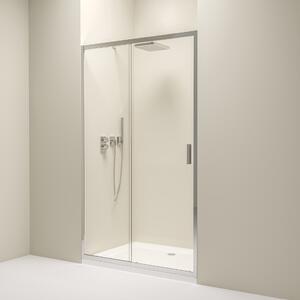 Erga Alpine, posuvné sprchové dveře do otvoru 130x195 cm, 6mm čiré sklo, chromový profil, ERG-V02-ALPINE-D130-CR