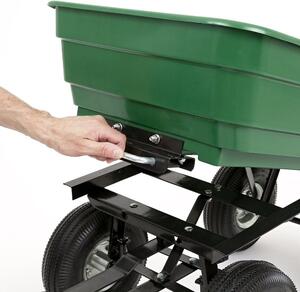 Multifunkční záhradní vozík zelený
