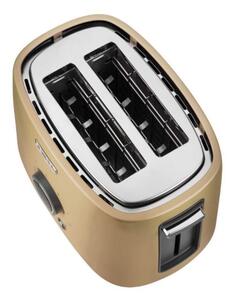 Sencor - Topinkovač s dvěma otvory a rozpékačem 1000W/230V béžová