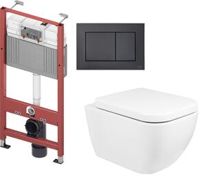 Sada záchodová mísa Oltens Vernal 42502000, podomítkový WC modul Tece Base 9400407, 9240407, 45103000
