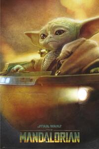 Plakát, Obraz - Star Wars: The Mandalorian - Grogu Pod